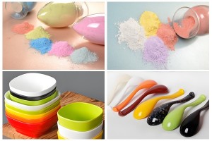 Huafu Factory Food Grade Raw Material MF Melamine Tableware Powder