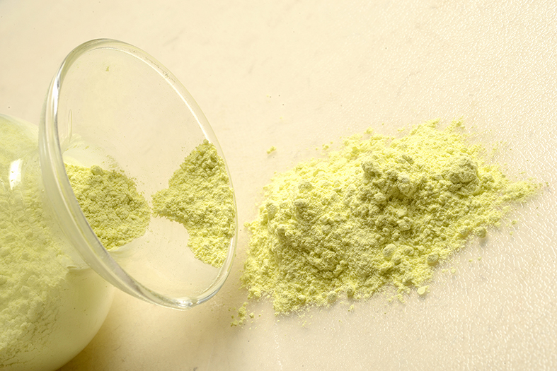 green-melamine-powder
