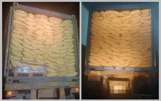 Huafu Ships 26 Tons of Melamine Powder to South America for Tableware Production