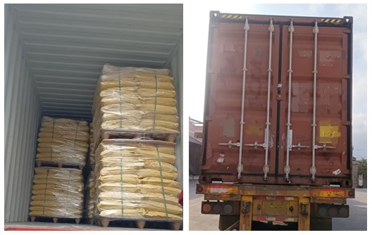 Huafu factory melamine moulding resin powder shipment