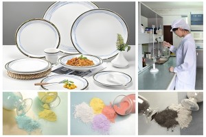 Huafu Chemicals Dinnerware Melamine Crockery Raw Material