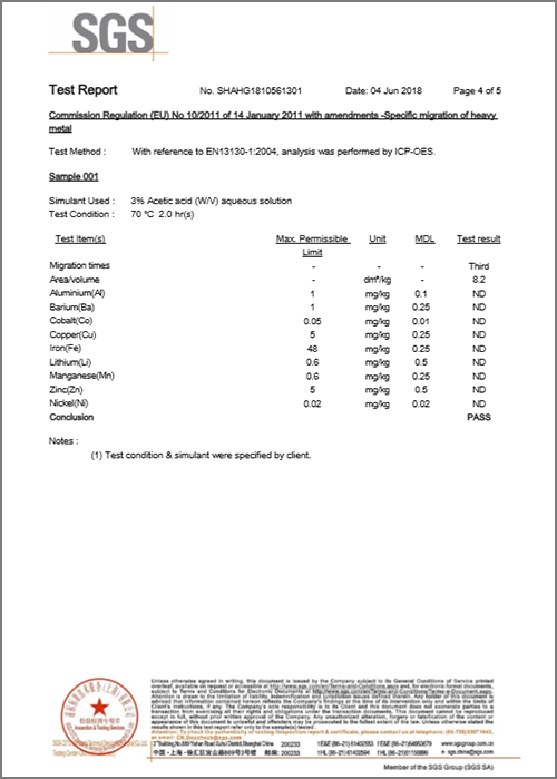 sgs-intertek-pase-melamine-résin-bòdi-konpoze