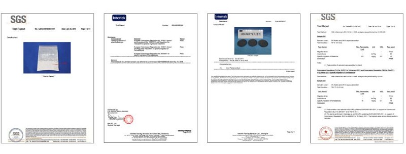 Huafu Chemicals Melamine Resin Moulding Compound SGS and Intertek Certificates
