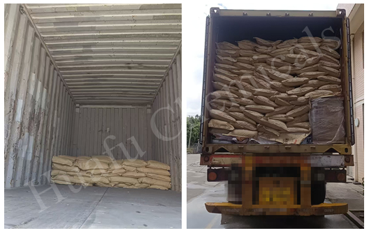 Huafu Chemicals Factory shipment for pure melamine molding compounds