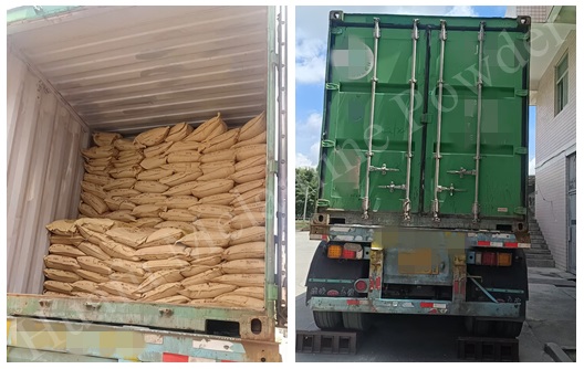 Quanzhou Huafu food grade melamine dinnerware powder shipment